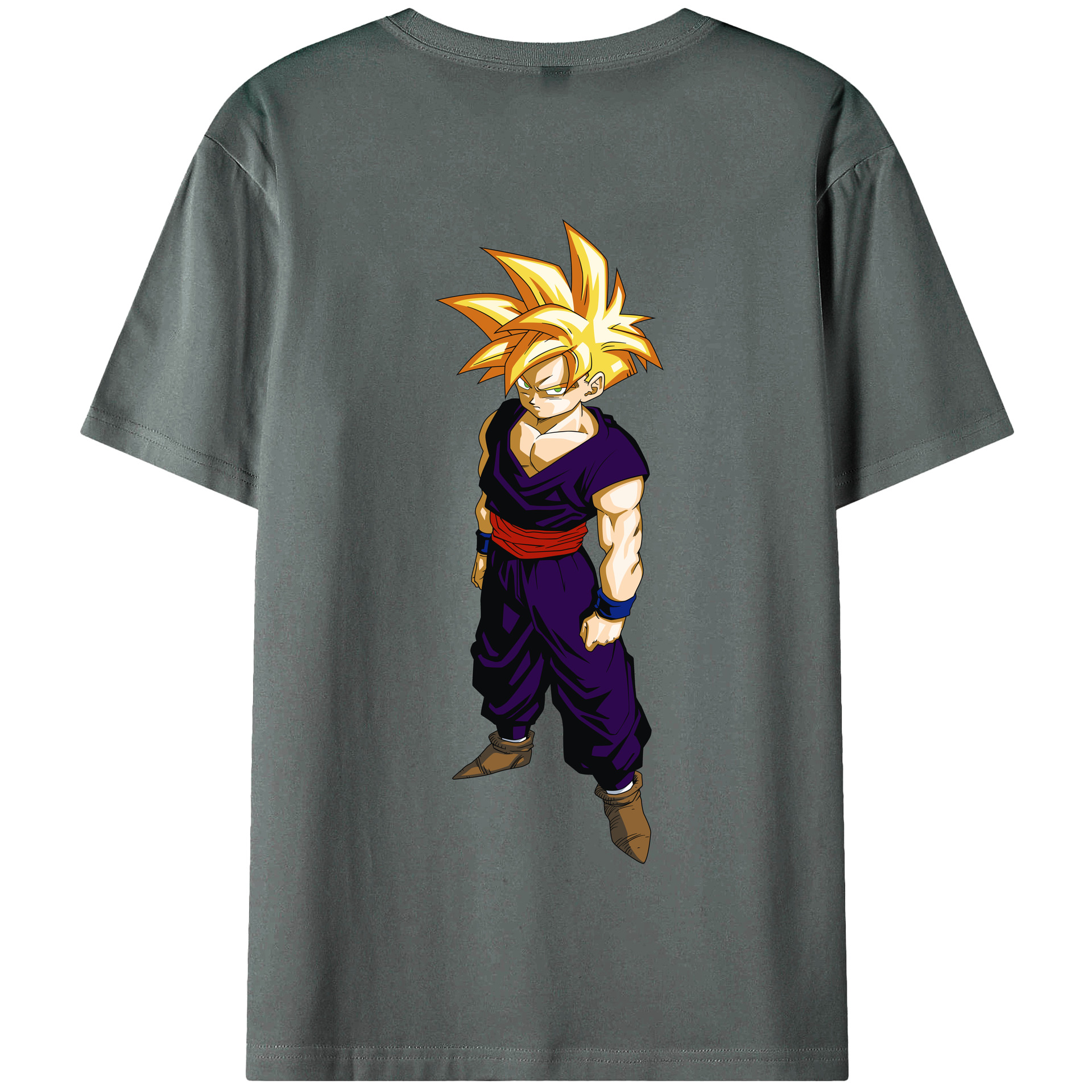（画像用） ドラゴンボール ベジット DRAGON BALL Vegetto 綿100％半袖Tシャツ（背面プリント）